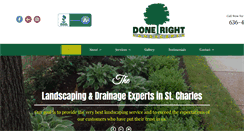 Desktop Screenshot of donerightlandscapes.com